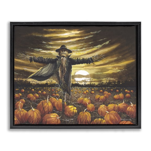 Stupell Industries Traditional Black Floating Frame Canvas Art, 21 x 17, by John Rossini