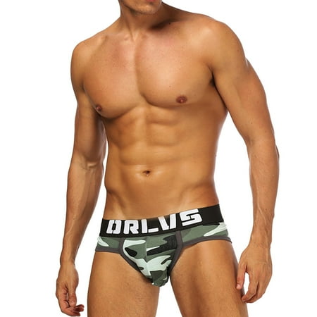 

Men s Camouflage Breathable Comfortable Body Sculpting Hip Lift Low Waist Briefs