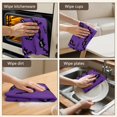 thumbnail image 6 of 2 Pcs Funny Kitchen Towels,Purple Halloween Black Bats Microfiber Dish Towels,Kitchen Tea Towels,Kitchen Towel Set (18" X 26"), 6 of 7