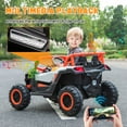 thumbnail image 6 of 24V Ride on Toys with Remote Control,4WD Ride on Car for Kids, Electric UTV with PU Leather 2 Seater,3-8Years, 6 of 10