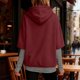 thumbnail image 5 of RKSTN Hoodies for Women Oversized Cuff Stripe Splicing Fake Two Pieces Hooded Sweatshirts Top Womens Casual Plus Size Loose Fits Comfy Hood Sweatshirts with Pockets Fall Spring Clothes, 5 of 10