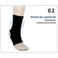 thumbnail image 3 of Manchon de Compression pour Attelle de Cheville Confortable Flexible Multifonction pour Boxe Sports Extérieurs, 3 of 7