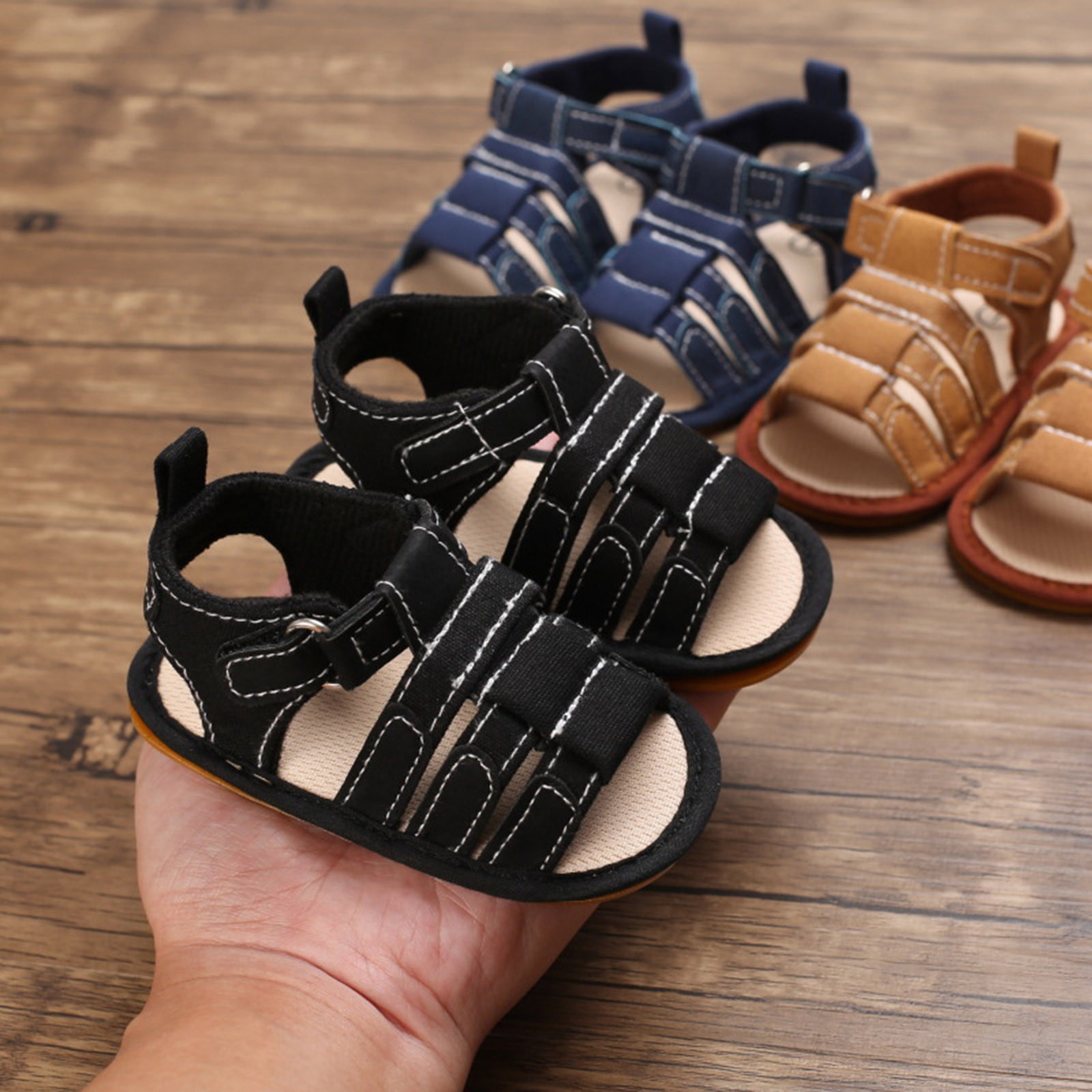 Baby BOY sandals (made with faux leather) | Make It & Love It
