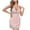 Pink, variant on Samickarr Satin Silk Nightgown For Women SLeeveless V-neck Lingerie Sexy Patchwork Lace Hollow-out Ice Slik Underwear Nightdress Solid Color Loose Pajama