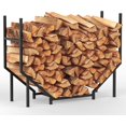 thumbnail image 1 of FT Firewood Rack for Fireplace Fire Wood Holders Wood Storage Heavy Duty Metal Log Rack Outdoor Indoor Adjustable Fire log Rack, 1 of 8