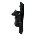 thumbnail image 4 of Rustic Western Forest Black Bear Climbing Tree Cast Iron Door Knocker Figurine, 4 of 5