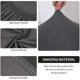 thumbnail image 3 of Funda elástica para sillón convertible, fácil de instalar y lavar, funda para silla con reposabrazos Funda para sillón Chesterfield para mostrador, bar, sala de estar Mee, 3 of 5