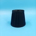 thumbnail image 5 of HIBIBUD 1Pc Pleated Lamp Shade 12x11x8cm Large Mushroom Pleated Lampshade Fabric Plastic Barrel Pleated Lamp Shade for Table Floor Light,Spider Fitter (Silver), 5 of 7