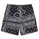thumbnail image 1 of WILLBEST Pantalones Cortos de Playa de Verano con Estampado de Cachemira y Cintura con Cordón Bohemio para Hombre, 1 of 2
