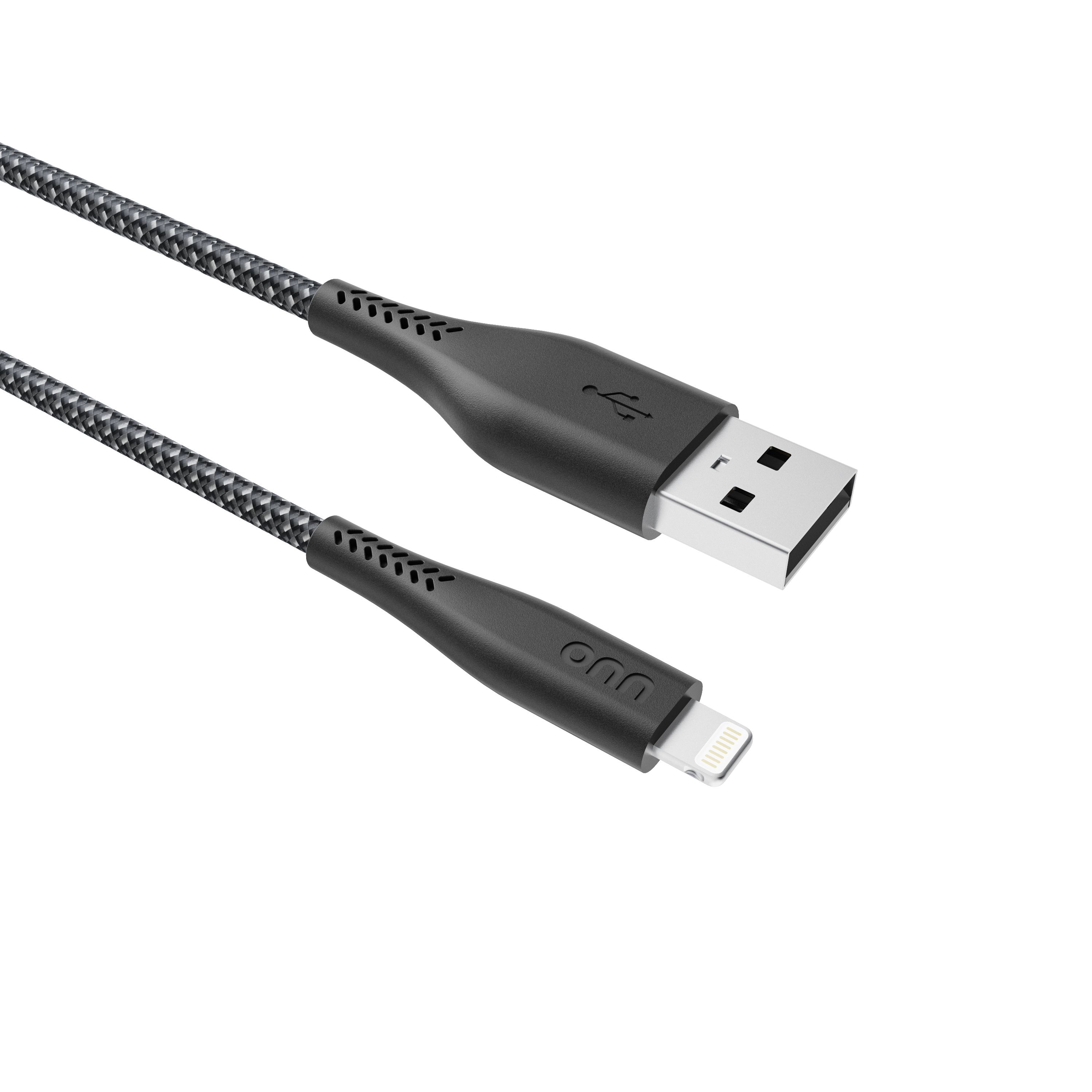 onn 3-Foot Lightning to USB-A Braided Charging Cable, MFi Certified photo 5