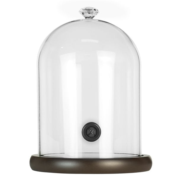 TMKEFFC Glass Smoking Dome Cloche With Wood Base For Cocktails Smoker