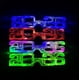 thumbnail image 1 of KAKOWELY 8 vasos de plástico 2026: gafas de fiesta de Año Nuevo 2026 con luces LED y números, gafas de sol graduadas para adultos, suministros para fiestas de Año Nuevo, colores surtidos., 1 of 4