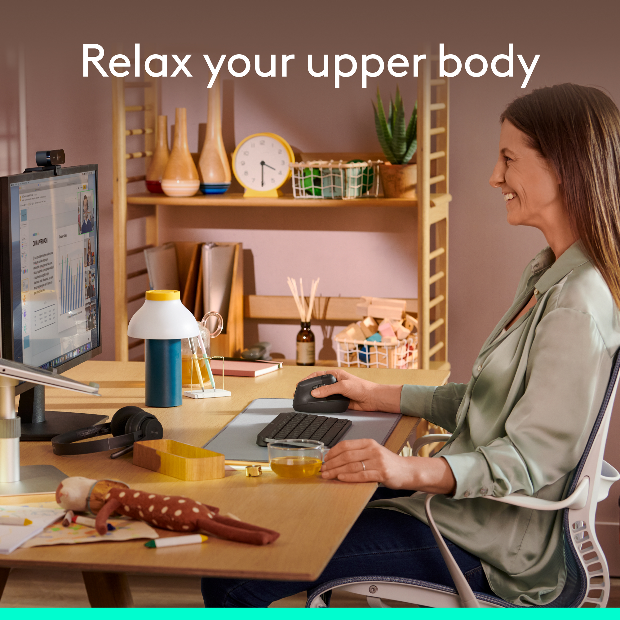 Logitech Lift Vertical Ergonomic Mouse photo 5