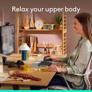 Logitech Lift Vertical Ergonomic Mouse, Wireless, Bluetooth or Logi Bolt USB Receiver, Quiet Clicks, 4 Buttons, Graphite
