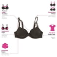 thumbnail image 4 of Maidenform Womens One Fabulous Fit 2.0 Tailored Demi Underwire Bra, 36B, 4 of 5