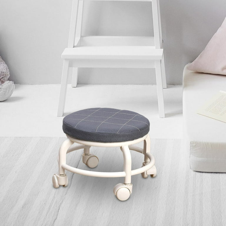 Saddle Stool Step Stool With Wheels Rolling Stool With Backrest