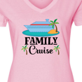 thumbnail image 4 of Inktastic Family Cruise Vacation Trip Women's V-Neck T-Shirt, 4 of 5