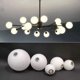 thumbnail image 1 of Pantalla de Lámpara de Cristal  para Bombilla E14, Adaptador de 1,06 Pulgadas, Pantalla  para Lámparas de Mesa y Lámparas Colgantes, Pantalla de Globo de Cristal, 1 of 1