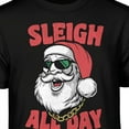 thumbnail image 2 of Teelocity Sleigh All Day Graphic T-Shirt (Large - Standard Fit, Black), 2 of 4