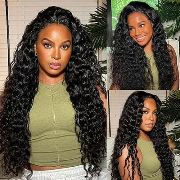 TopLLC Wigs Afrikanische Rolle Front Mesh Rose Mesh Wrapped Stick Soft Adhesive Headcover Mid split toupee