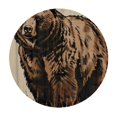 thumbnail image 4 of Orinice Brown Bear Round Table Cover Stain Resistant Washable Indoor Outdoor Tablecloth Kitchen Dining Wedding Parties Waterproof 100% Polyester Fiber 54-58, 4 of 8