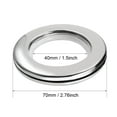 thumbnail image 4 of Unique Bargains Curtain Grommets Plastic 1.5 Inch Inner Dia Silver Tone 12 Pcs, 4 of 5