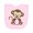 AD-Pink, variant on Inktastic Monkey Newborn Bib
