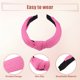 thumbnail image 3 of Unique Bargains 6 diademas para el pelo, diadema anudada ancha para mujer y niña, rojo, naranja, rosa, rosa, 1,18 pulgadas de ancho, 3 of 7