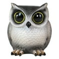 thumbnail image 3 of Whimsical Great Horned Owl Owlet Baby Stationery Pen Make Up Brush Holder Statue, 3 of 7