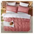 thumbnail image 5 of KriKac Clay Duvet Cover Full Size - Soft Double Brushed Full Size Duvet Cover Set, 3 Piece, with Button Closure, 1 Duvet Cover 80x90 inches and 2 Pillow Shams, 5 of 9