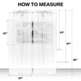 thumbnail image 3 of 2 Panels Window Sheer Curtains ,Basic Rod Pocket Sheer Curtains for Bedroom Children Living Room Yard Kitchen ,52"×96" ,Apricotck, 3 of 9
