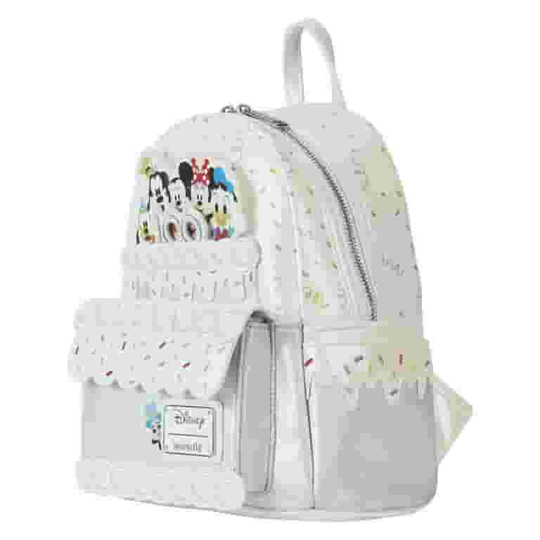☆Disney100周年限定Loungefly Celebration CakeミニBackpack☆ Disney by Loungefly Unisex Mini Backpack 100 Years