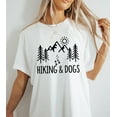 thumbnail image 2 of Hiking and Dogs Unisex Shirt, Hiking Lover Gift Shirt, Dog Lover Tee, Nature Lover Top, Outdoor Adventure Apparel, Christmas Gift, 2 of 5