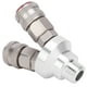 thumbnail image 5 of Accesorio neumático, conector de 2 vías, componente neumático cromado, acoplador rápido, artesanía excepcional, 5 of 8