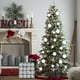 thumbnail image 1 of Bolas Navideñas De Plástico 32 Bolas Navideñas De 6cm Con Forma Especial De Flocado, De Plástico Blanco Con Acabado Aterciopelado Para Decoración De Árboles Y Fiestas Rkxzt, 1 of 7