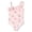 Pink Strawberry, variant on Little Girls Pink Strawberry Print One-Piece Swimsuit Asymmetrical Ruffle Bathing Suit Size 8