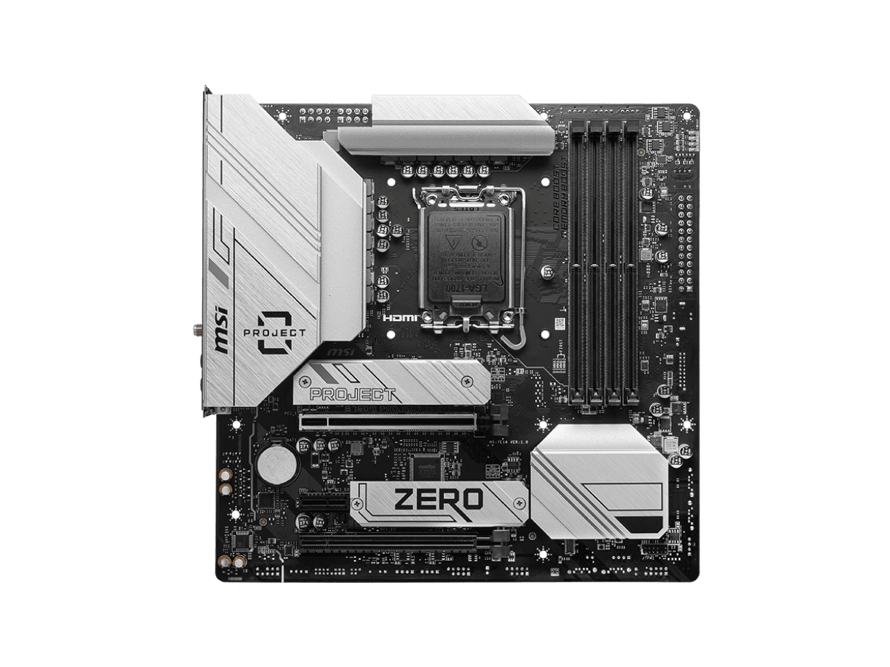 MSI Micro ATX Intel Motherboard, B760M PROJECT ZERO