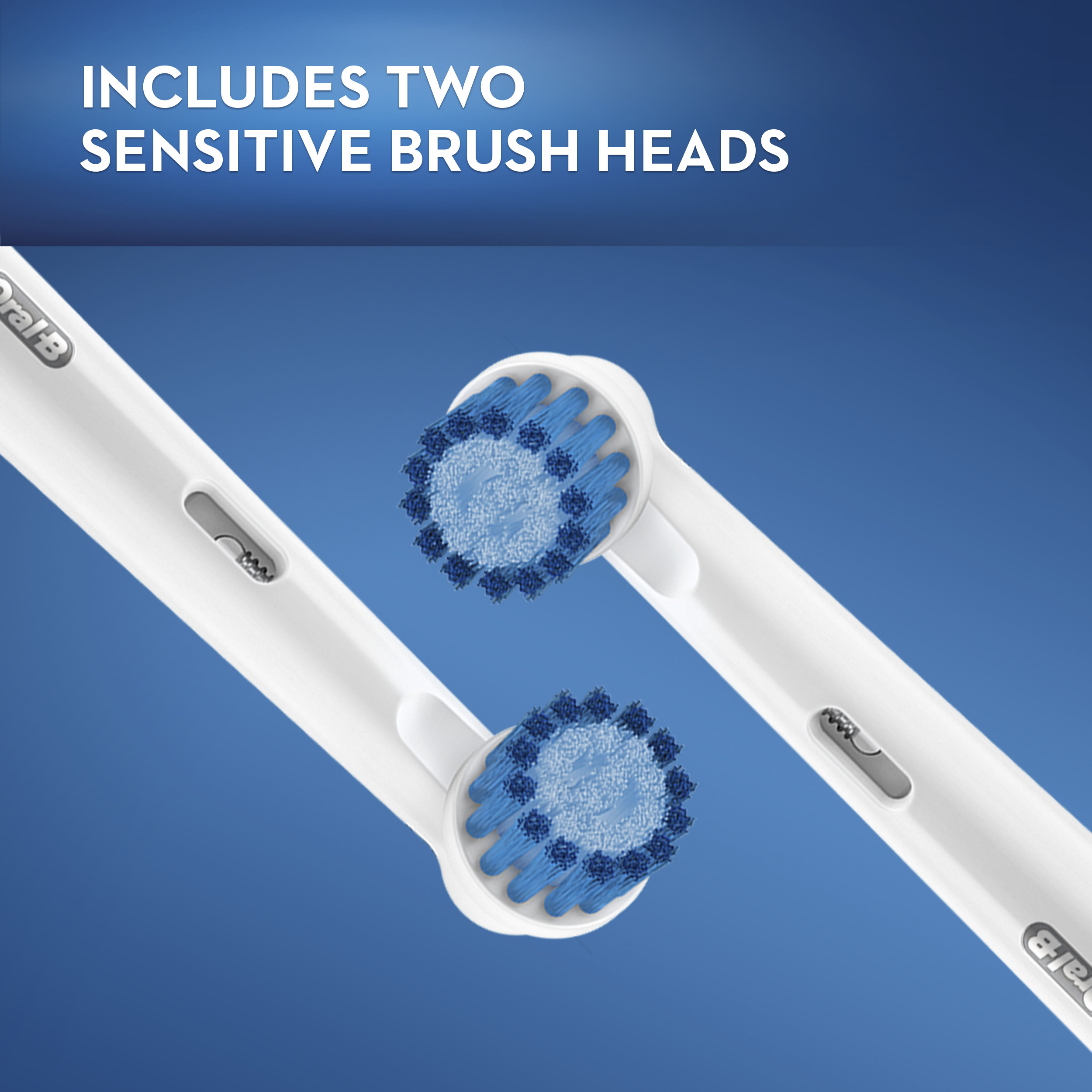 Oral-B Sensitive Gum Care Electric Toothbrush Brush Head, 2 Ct - image 2 of 6