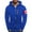 Blue, variant on Lcziwo Men's Big And Tall Hoodies Full Zip Casual Winter 2025 Coats Long Sleeve Flag Printed Jackets Fitness Athletic Pockets Sweatshirts Blue,XXXL