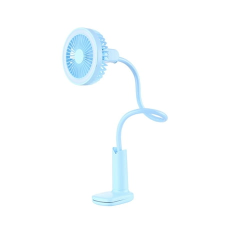 

Portable Mini Clip Fan Flexible Bendable USB Rechargeable Desktop Electric Fan for Home office Electric Fan Clip Fan Flexible Bendable Rechargeable For Home Office Fan Blue