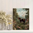 thumbnail image 2 of UXIEQU Horse And Castle Landscape Canvas Wall Art Print 15.75x11.81 Inches, 2 of 8