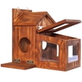 thumbnail image 4 of Comedero para ardillas MIXUMON Wood para maíz y cacahuetes al aire libre, 4 of 9
