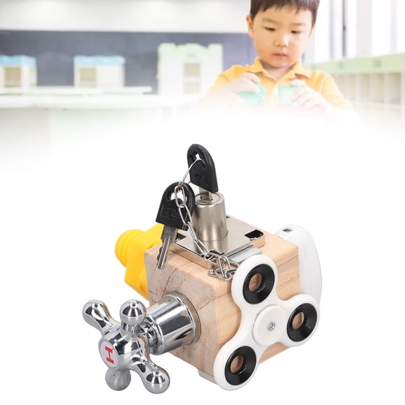Busy Board Fidget Toy, Early Learning Educational Toys Gifts Busy Cube for Boys Girls