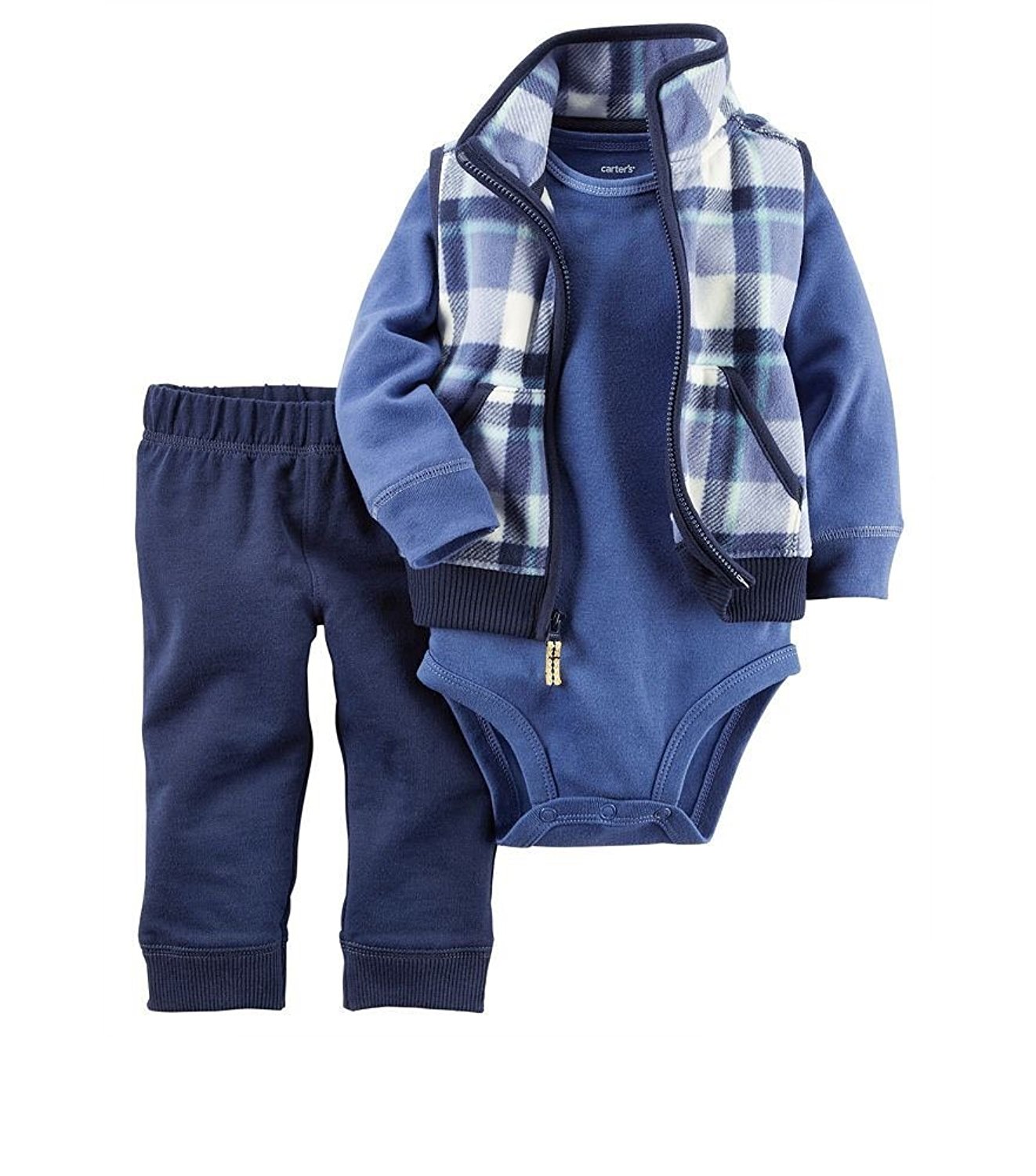 Carter's Boys Baby 3 Piece Playwear Pant Set