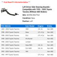thumbnail image 2 of Left Driver Side Steering Knuckle - Compatible with 1995 - 2003 Toyota Tacoma (Without ABS Brakes) 1996 1997 1998 1999 2000 2001 2002, 2 of 2