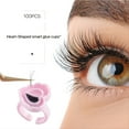 thumbnail image 5 of 100 Pcs Anneaux de Colle Gobelets Intelligents Support de Colle pour Cils Gobelets de Colle Cœur Anneaux de Colle pour Cils Gobelets Fanning Blossom pour Extensions de Cils, 5 of 5