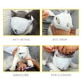 thumbnail image 6 of Cat Muzzles, Breathable Cotton Cat Restraint Mask for Grooming and Nail Trimming, Cat Supply Prevent Cats from Biting Chewing Scratching Mouth Hole M, 6 of 6