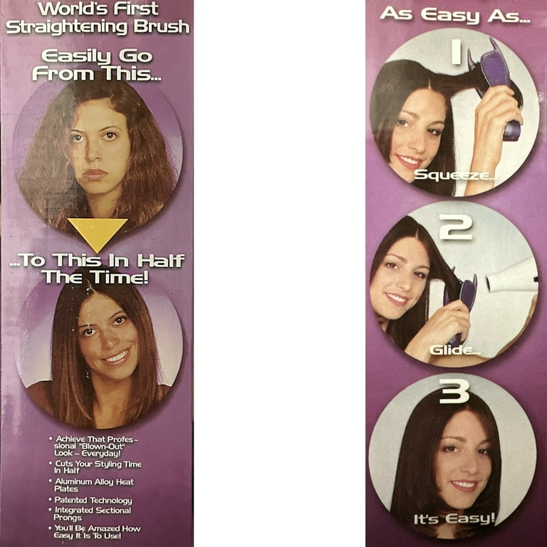 As seen on 2025 tv straightening brush reviews
