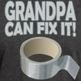 thumbnail image 3 of CafePress - Funny Grandpa Can Fix It! T Shirt - Men's Classic Graphic Cotton T-Shirt, 3 of 4