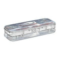 thumbnail image 2 of Wobogo A Cute White Polar Bear Clear Pencil Case Plastic Pencilboxes Stackable Design Study Materials for Classroom Office, 2 of 7